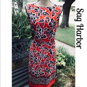 🌺 Sag Harbor Sleeveless Floral Dress